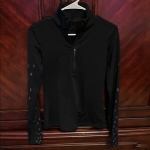 Nike Black Zip-Up Sports Top